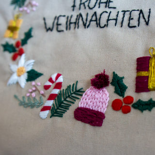 Kissenhülle Adventskranz