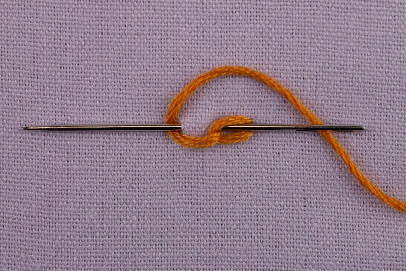 Kettenstich - Schritt 2