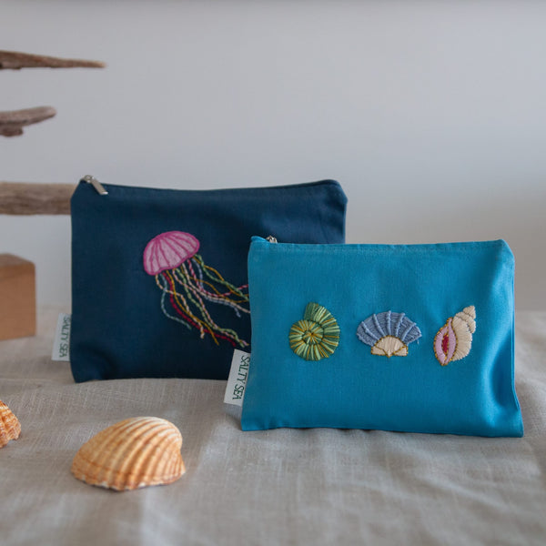 SOMMER-STICKSET - Muscheln & Qualle