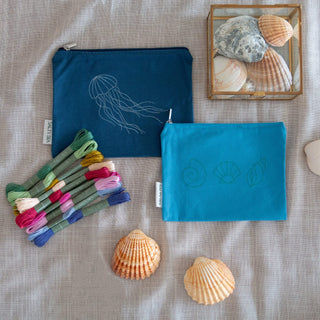 SOMMER-STICKSET - Muscheln & Qualle