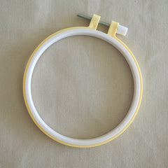 Stickrahmen 12 cm Gelb