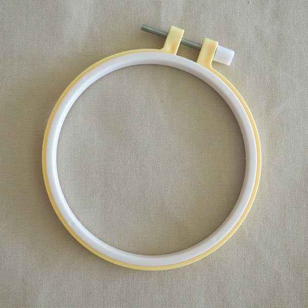 Stickrahmen 12 cm Gelb